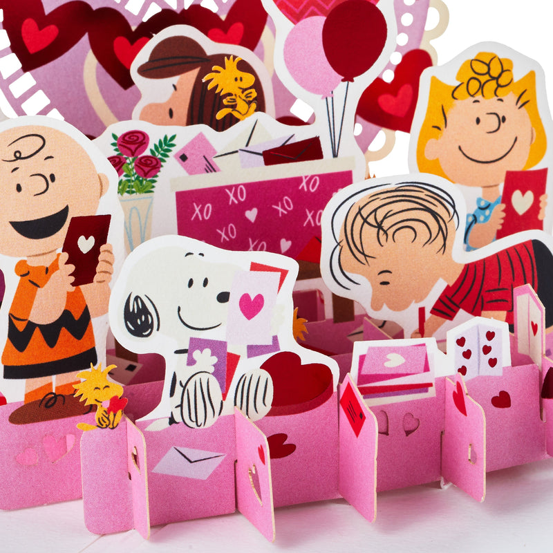 Paper Wonder Valentine's Day Card - 3D Pop-Up PEANUTS™ SNOOPY & Friends Design