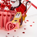 Paper Wonder Valentine's Day Card - 3D Disney Mickey & Minnie Mouse Design