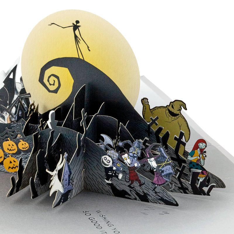 3D Pop-Up Any Occasion, Birthday Card - The Nightmare Before Christmas Design