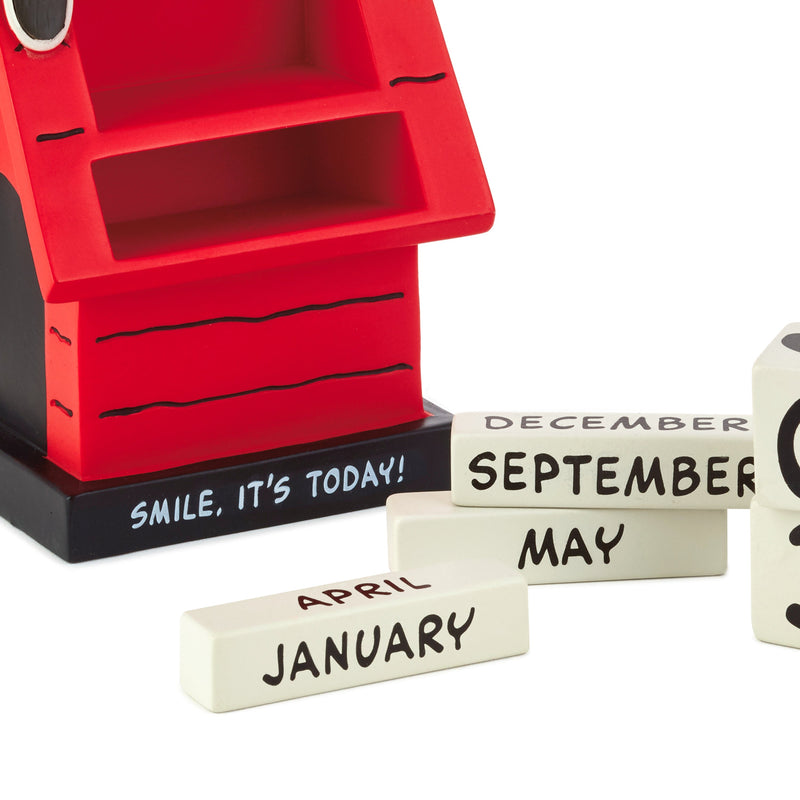 PEANUTS™ SNOOPY & WOODSTOCK Perpetual Doghouse Calendar