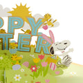 Easter Card - 3D Pop-Up PEANUTS™ SNOOPY & Woodstock Design