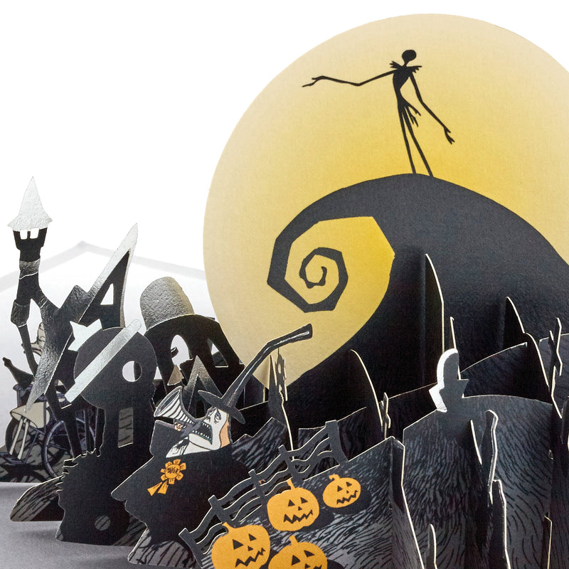 3D Pop-Up Any Occasion, Birthday Card - The Nightmare Before Christmas Design