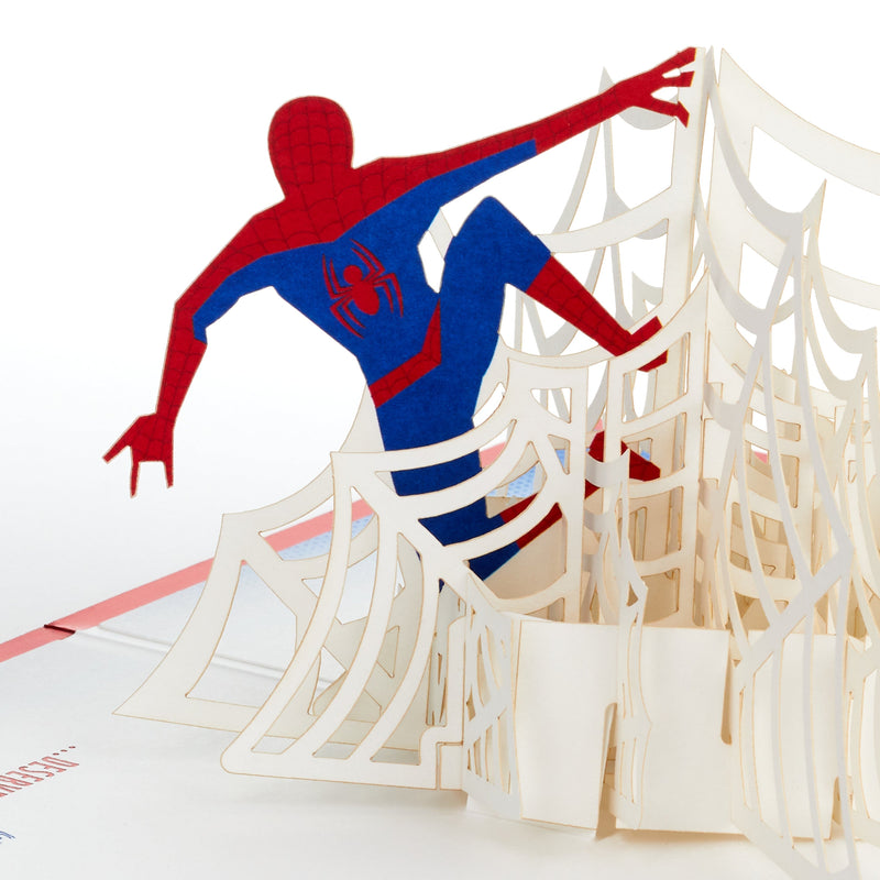 Any Occasion Greeting Card - 3D Pop-Up MARVEL Spider-Man Design