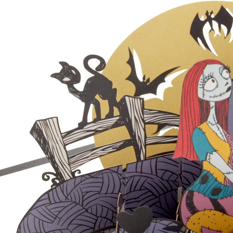 Greeting Card - 3D & Pop Up The Nightmare Before Christmas Graveyard Design