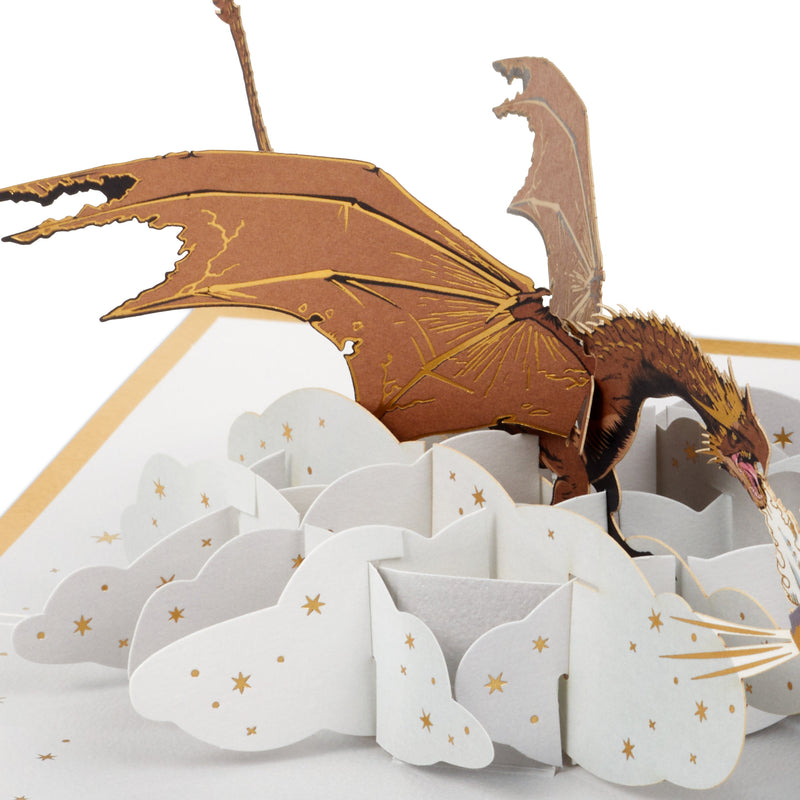 Any Occasion Greeting Card - 3D Pop-Up Harry Potter™ & Dragon Design