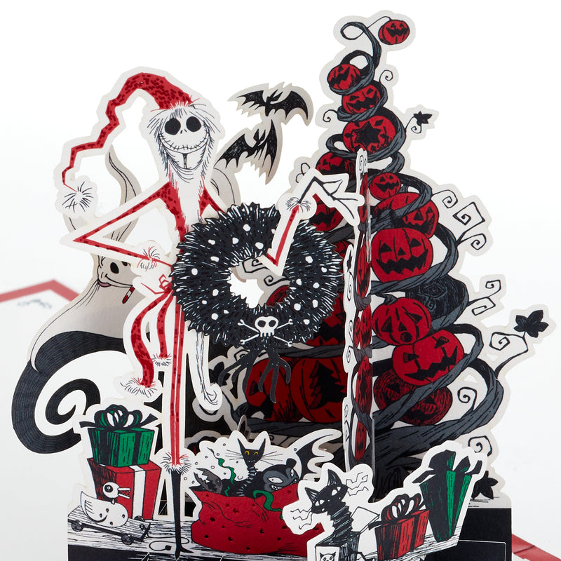 Christmas Paper Wonder Card - 3D Disney The Nightmare Before Christmas Design