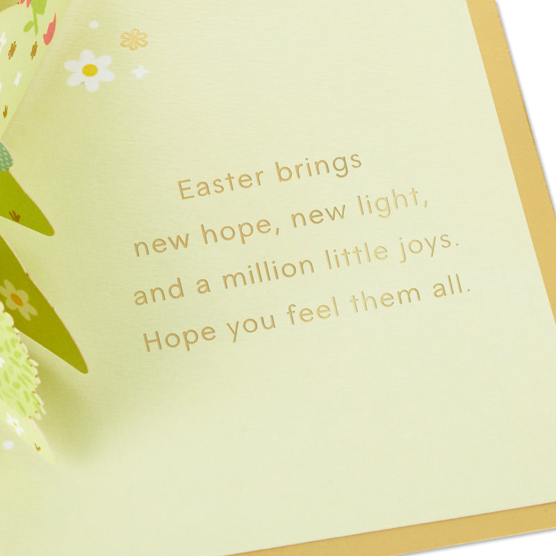 Easter Card - 3D Pop-Up PEANUTS™ SNOOPY & Woodstock Design