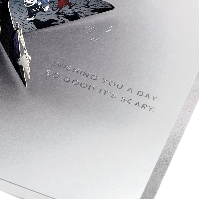 3D Pop-Up Any Occasion, Birthday Card - The Nightmare Before Christmas Design