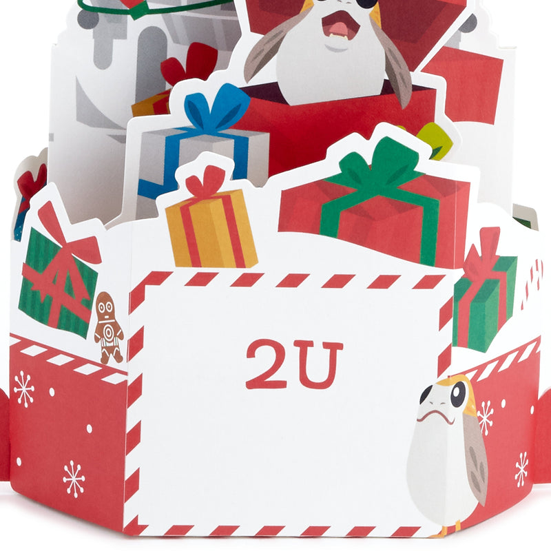 Christmas Musical Paper Wonder Card - 3D Pop-Up Star Wars™ R2-D2 Light and Music Design