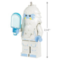 Keepsake LEGO® Ornament - Yeti and Ice-Lolly Minifigure Design