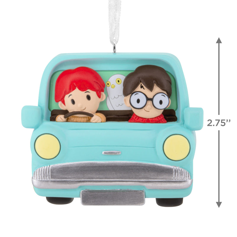 Collectable Harry Potter™ Hanging Ornament - Harry & Ron Flying Ford Design