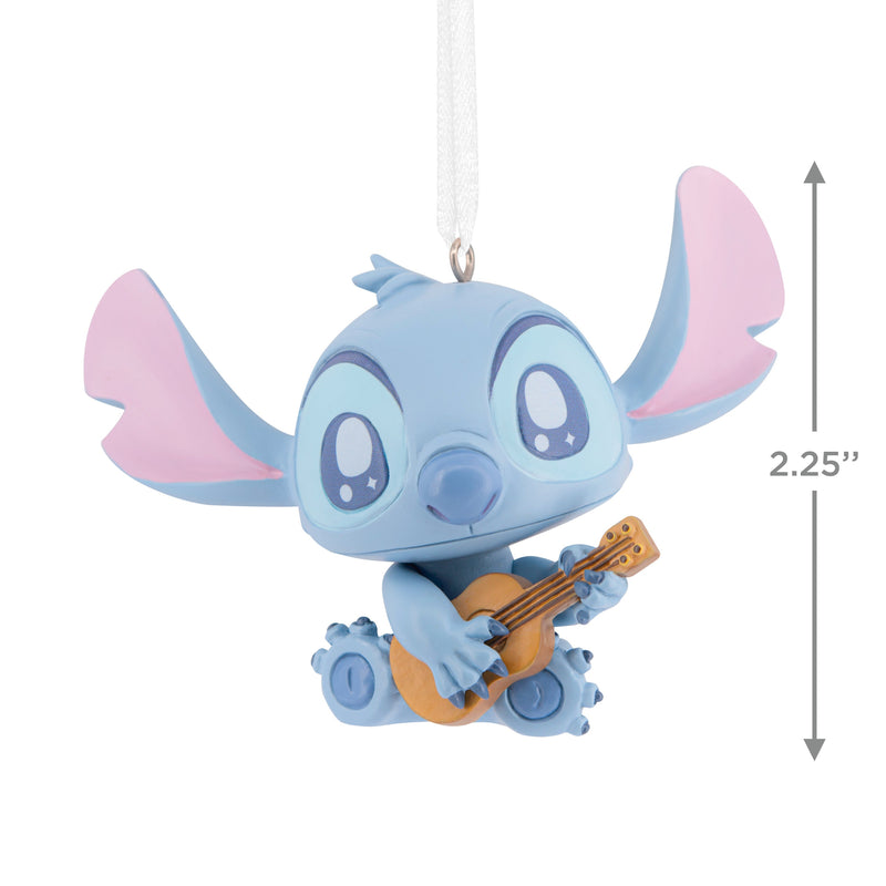 Collectable Disney Hanging Ornament - Lilo and Stitch, Stitch & Ukulele Design