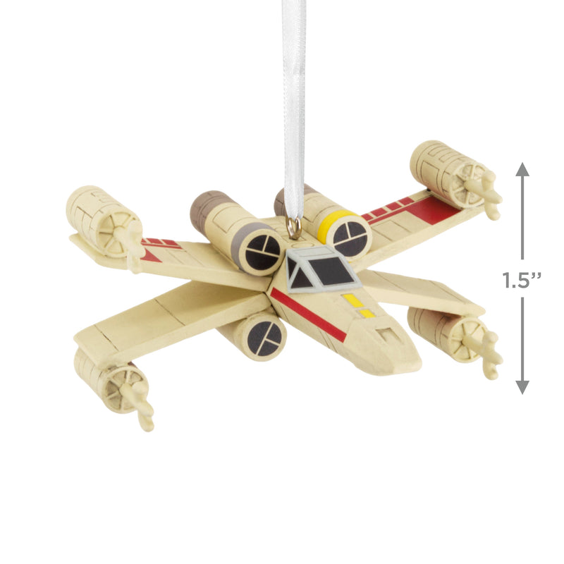 Collectable Star Wars™ Hanging Ornament - X Wing Fighter Ship Design