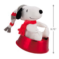 PEANUTS™ Plush Christmas Tree Topper - SNOOPY & Dog Bowl