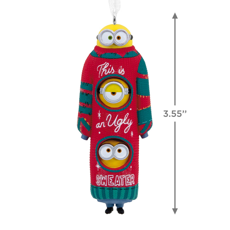 Collectable Minions Christmas - Kevin, Stuart & Bob in Christmas Jumper Ornament