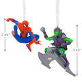 Storied Moments MARVEL Ornaments - Set of 2 - Spider-Man & Green Goblin