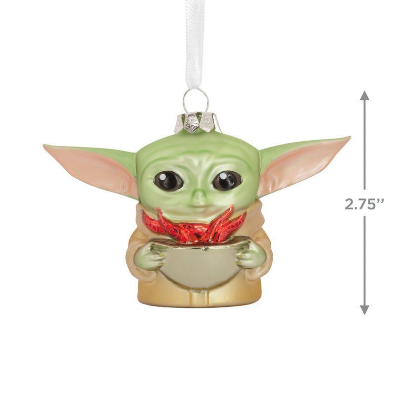 Star Wars™ The Mandalorian™ Glass Ornament - Grogu™ Bowl of Squid