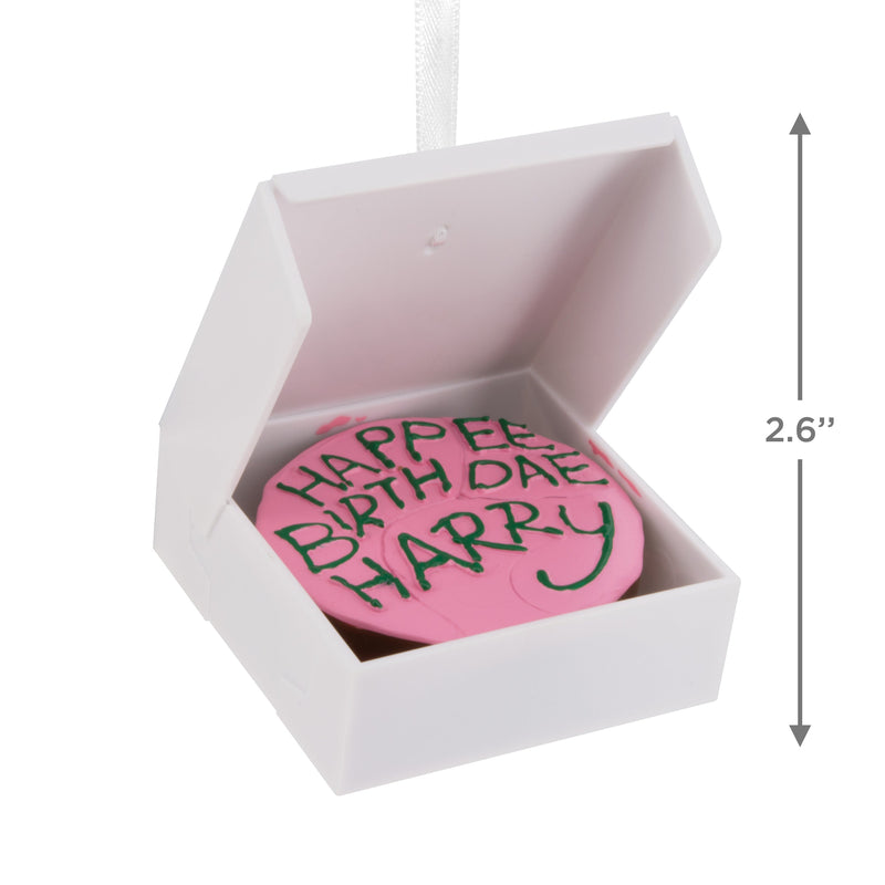 Collectable Harry Potter™ - Harry's Pink 11th Birthday Cake Ornament