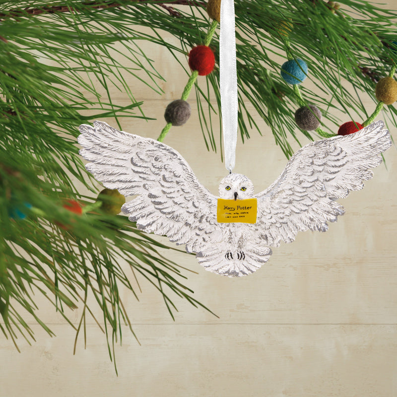 Collectable Harry Potter™ Hanging Ornament - Hedwig™ with Letter