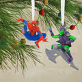 Storied Moments MARVEL Ornaments - Set of 2 - Spider-Man & Green Goblin