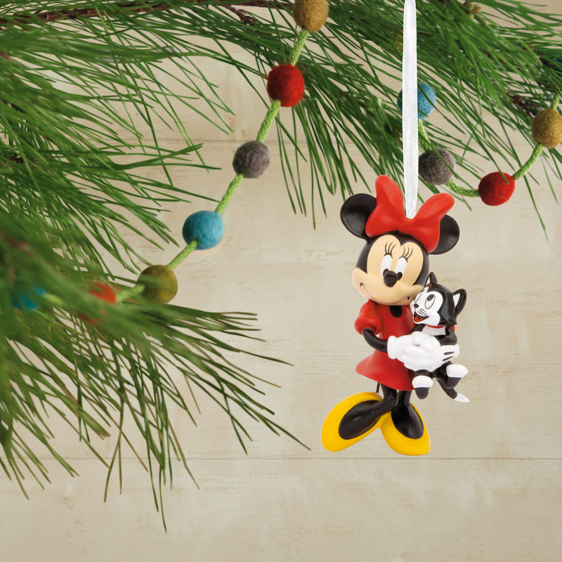Collectable Disney Christmas - Minnie Mouse & Cat Ornaments