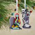 Storied Moments Disney The Nightmare Before Christmas Ornaments - Set of 2 - Jack & Sally
