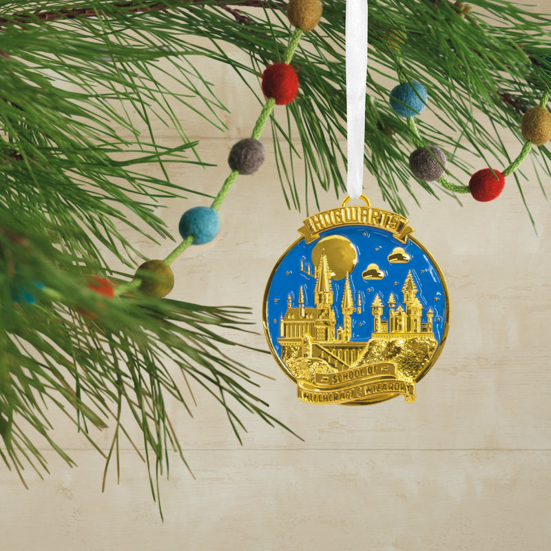 Premium Collectable Harry Potter™ - Hogwarts™ at Night Ornament