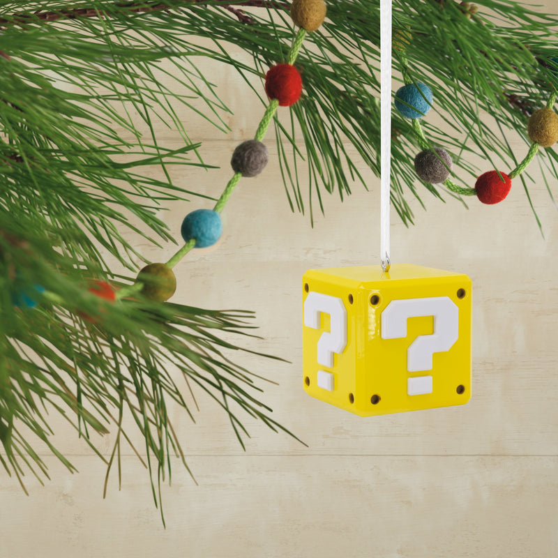 Premium Collectable Super Mario - Question Mark ? Block Ornament