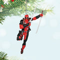 Keepsake MARVEL Hanging Ornament - Deadpool with Katanas Design