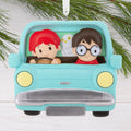Collectable Harry Potter™ Hanging Ornament - Harry & Ron Flying Ford Design