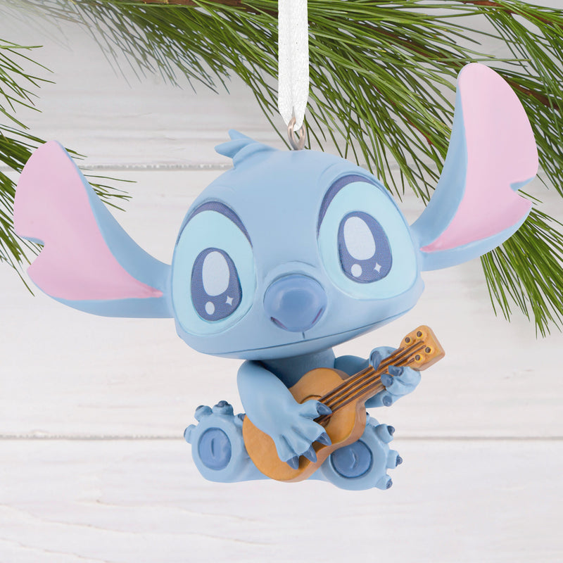Collectable Disney Hanging Ornament - Lilo and Stitch, Stitch & Ukulele Design