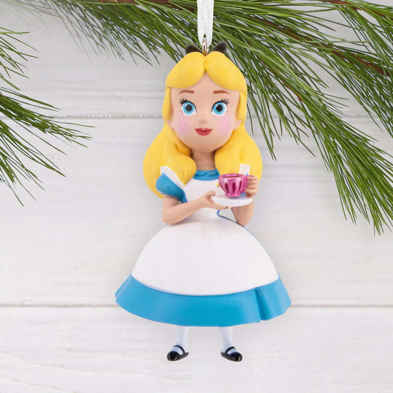 Collectable Disney Hanging Keepsake - Alice in Wonderland with Tea Cup Design