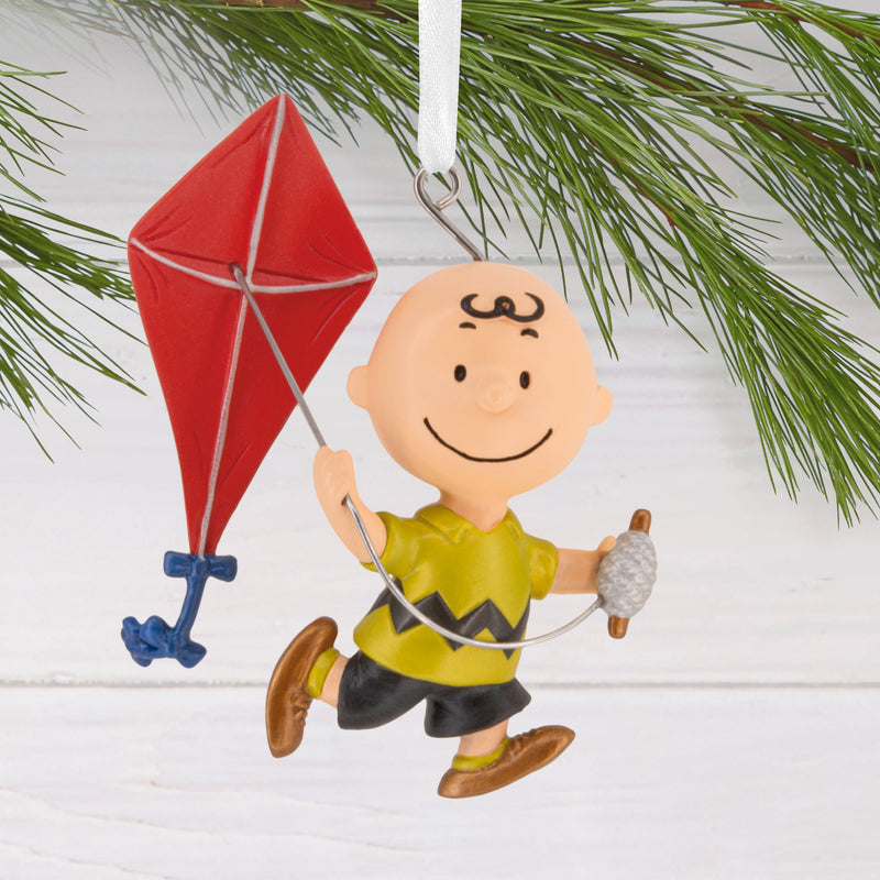 Collectable PEANUTS™ Hanging Ornament - Charlie Brown with Kite Design