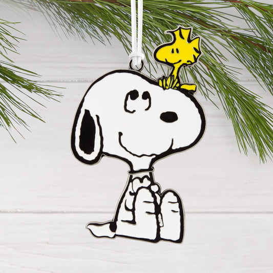 PEANUTS™ Moving Metal - SNOOPY & WOODSTOCK Ornament