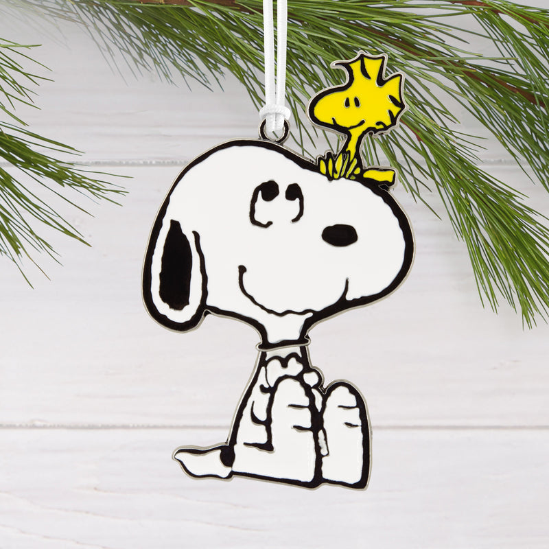 PEANUTS™ Moving Metal - SNOOPY & WOODSTOCK Ornament