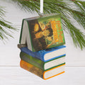 Collectable Harry Potter™ - Book Stack and Wand Ornament