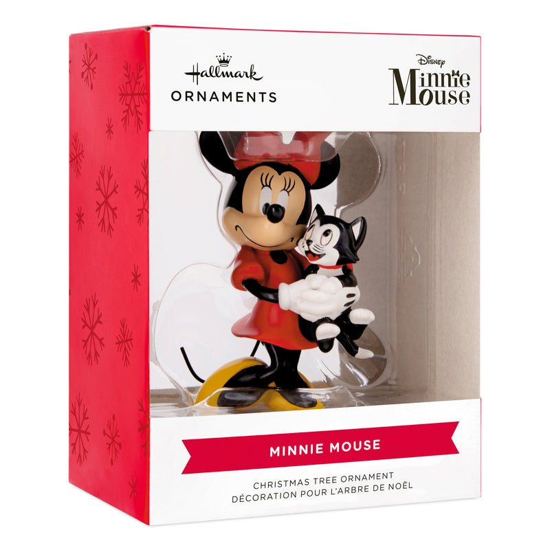 Collectable Disney Christmas - Minnie Mouse & Cat Ornaments