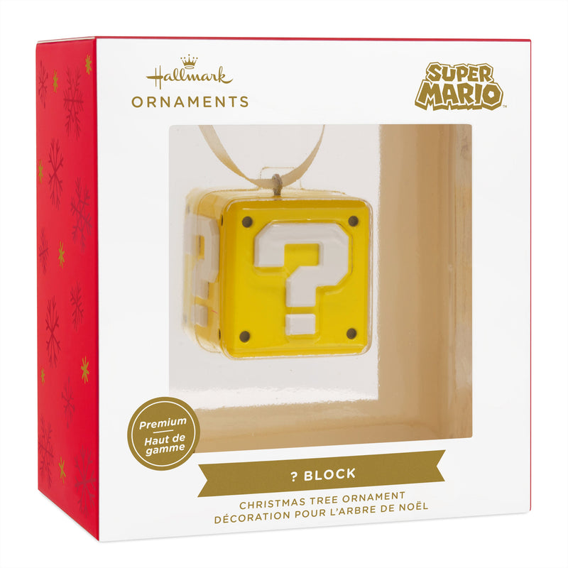 Premium Collectable Super Mario - Question Mark ? Block Ornament