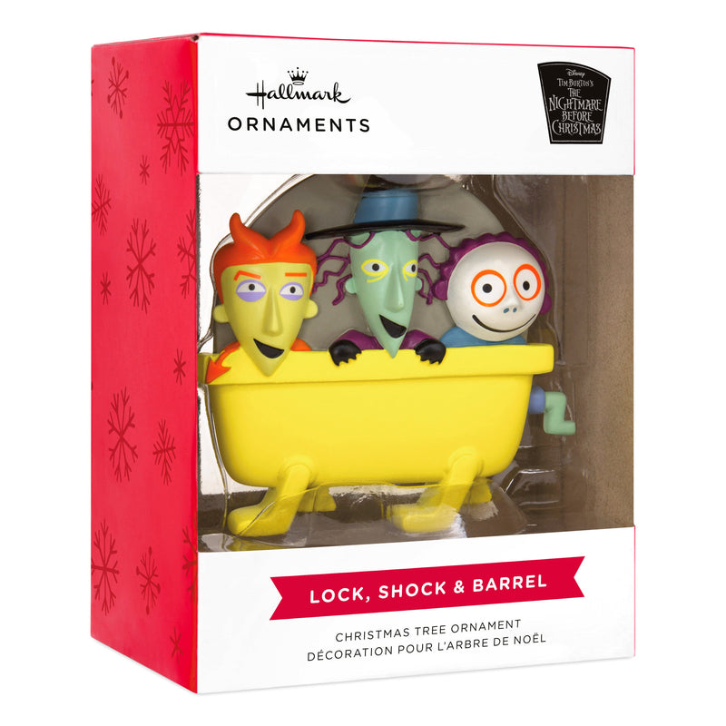 Collectable Disney The Nightmare Before Christmas - Lock, Shock & Barrel Ornament