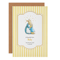 New Baby Card - Yellow Beatrix Potter Peter Rabbit™ Design