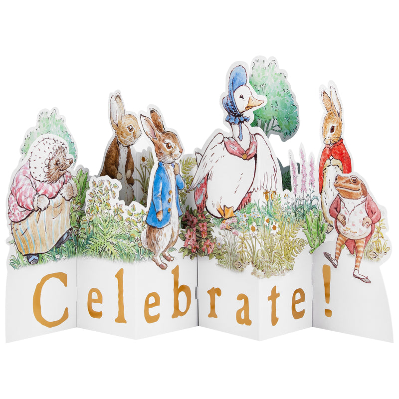 Any Occasion Card - 3D & Pop Up Beatrix Potter Peter Rabbit™ Design