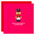 Christmas Card - Pink LEGO® Nutcracker Design