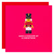 Pink LEGO Nutcracker Christmas Card