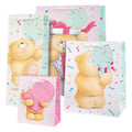 Any Occasion Gift Bags - 4 Pack in 4 Sizes & 4 Forever Friends Designs