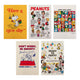 Pack of PEANUTS Postcards 5 Cards Unique 75th Commemorative Mug