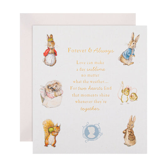 Beatrix Potter Peter Rabbit™️ Classic Multi-Character Design Any Occasion Love Card