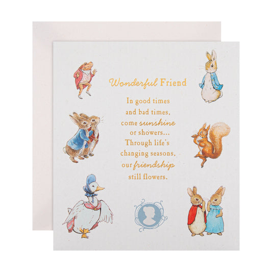 Beatrix Potter Peter Rabbit™️ Classic Multi-Character Design Friend Card
