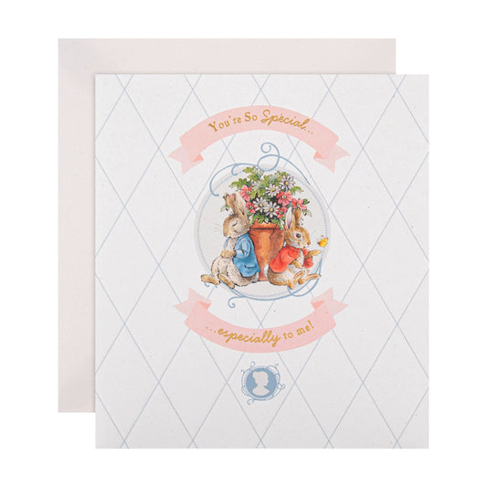 Beatrix Potter Peter Rabbit™️ Classic Peter & Flopsy Design Any Occasion Card
