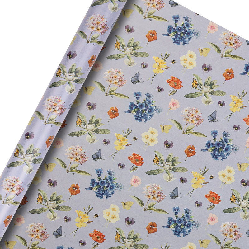 6M Any Occasion Wrapping Paper - 3 x 2M Rolls in 1 Marjolein Bastin Florals Design