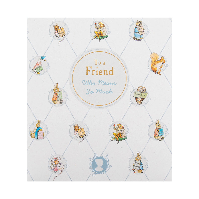Beatrix Potter Peter Rabbit™️ Classic Multi-Character Grid Design Friend Card
